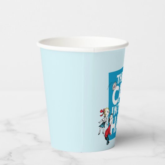 Dr. Seuss | Katze im Hutlogo - Zeichen Pappbecher (Rechts)