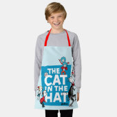 Dr. Seuss | Katze im Hutlogo - Zeichen Schürze (Getragen)
