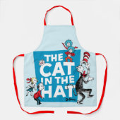 Dr. Seuss | Katze im Hutlogo - Zeichen Schürze (Vorderseite)