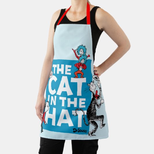 Dr. Seuss | Katze im Hutlogo - Zeichen Schürze (InSitu)