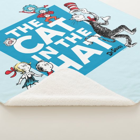 Dr. Seuss | Katze im Hutlogo - Zeichen Sherpadecke (3/4)