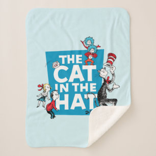 Dr. Seuss   Katze im Hutlogo - Zeichen Sherpadecke