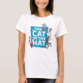 Dr. Seuss | Katze im Hutlogo - Zeichen T-Shirt (Vorderseite)