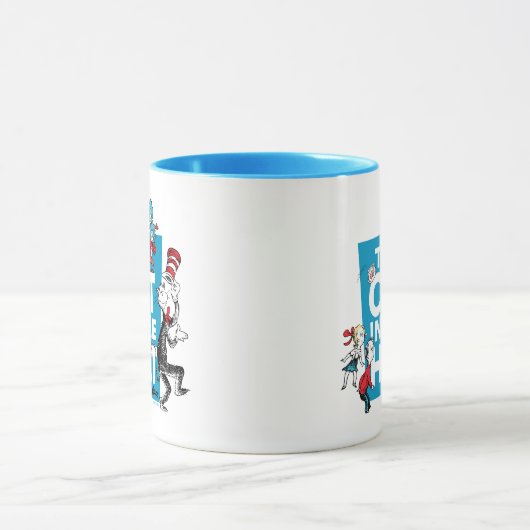 Dr. Seuss | Katze im Hutlogo - Zeichen Tasse (Zentrum)
