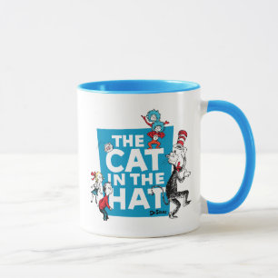Dr. Seuss   Katze im Hutlogo - Zeichen Tasse