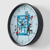 Dr. Seuss | Katze im Hutlogo - Zeichen Uhr (Winkel)