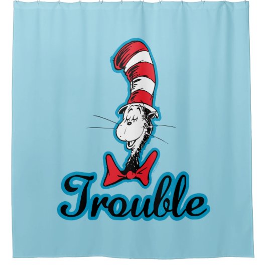 Dr. Seuss | Katze im Hutproblem Duschvorhang (Vorderseite)