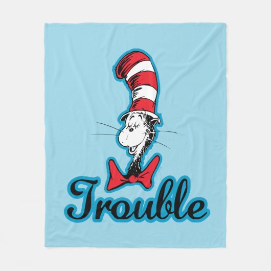Dr. Seuss | Katze im Hutproblem Fleecedecke (Vorderseite)