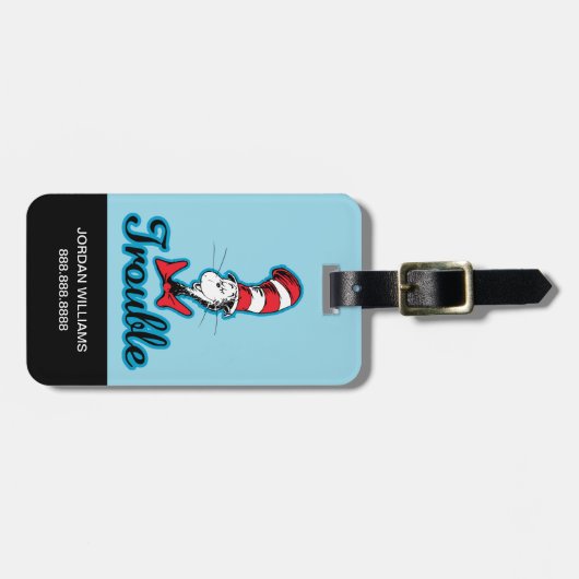 Dr. Seuss | Katze im Hutproblem Gepäckanhänger (Vorderseite horizontal)