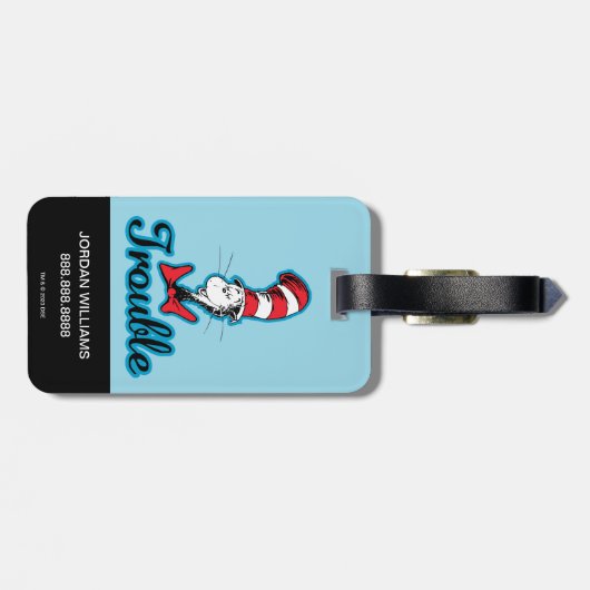 Dr. Seuss | Katze im Hutproblem Gepäckanhänger (Rückseite horizontal)