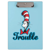 Dr. Seuss | Katze im Hutproblem Klemmbrett (Vorderseite)