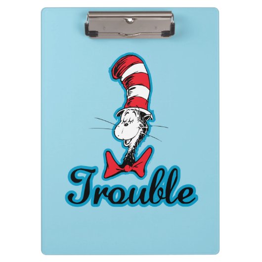 Dr. Seuss | Katze im Hutproblem Klemmbrett (Vorderseite)