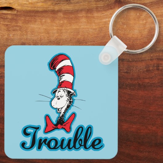 Dr. Seuss | Katze im Hutproblem Schlüsselanhänger (Rückseite)