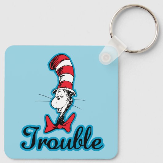 Dr. Seuss | Katze im Hutproblem Schlüsselanhänger (Rückseite)