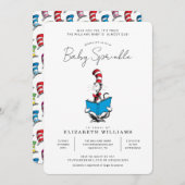 Dr. Seuss - Katze im Hutsprinkle Einladung (Vorne/Hinten)