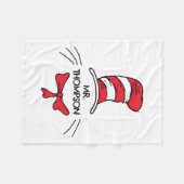 Dr. Seuss | Katze im Namen eines benutzerdefiniert Fleecedecke (Vorderseite (Horizontal))