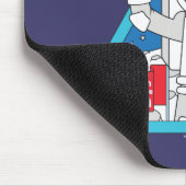 Dr. Seuss | Katze im Weltraum im Mond Mousepad (Ecke)