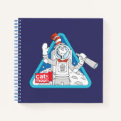 Dr. Seuss | Katze im Weltraum im Mond Notizblock (Vorderseite)