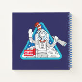 Dr. Seuss | Katze im Weltraum im Mond Notizblock (Rückseite)