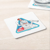 Dr. Seuss | Katze im Weltraum im Mond Rechteckiger Pappuntersetzer (angewinkelt)