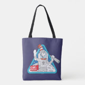 Dr. Seuss | Katze im Weltraum im Mond Tasche (Rückseite)