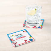 Dr. Seuss - Katze in der Hat Baby Dusche Rechteckiger Pappuntersetzer (Vor Ort)