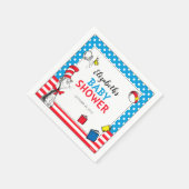 Dr. Seuss - Katze in der Hat Baby Shower Napkins Serviette (Ecke)