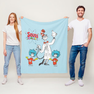 Dr. Seuss   Katze in der Hat Seuss Science Fleecedecke
