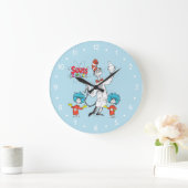 Dr. Seuss | Katze in der Hat Seuss Science Große Wanduhr (Zuhause)