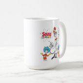 Dr. Seuss | Katze in der Hat Seuss Science Kaffeetasse (VorderseiteRechts)