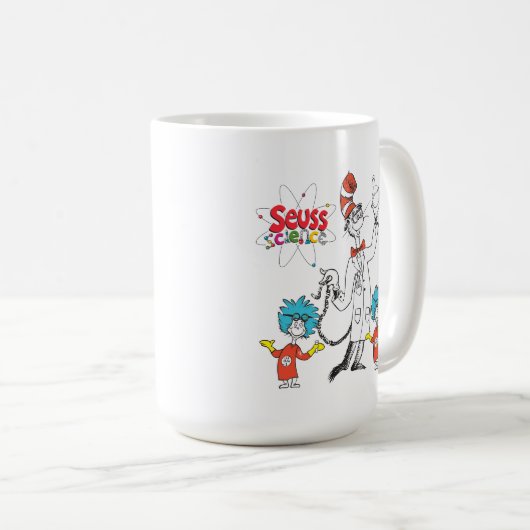 Dr. Seuss | Katze in der Hat Seuss Science Kaffeetasse (VorderseiteRechts)