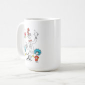 Dr. Seuss | Katze in der Hat Seuss Science Kaffeetasse (Vorderseite Links)