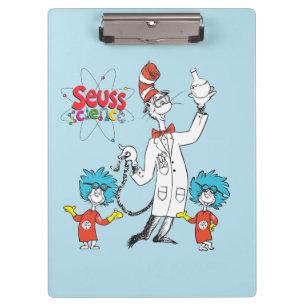 Dr. Seuss Katze in der Hat Seuss Science Klemmbrett