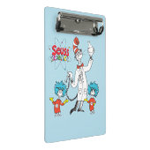 Dr. Seuss | Katze in der Hat Seuss Science Mini Klemmbrett (Schrägansicht)