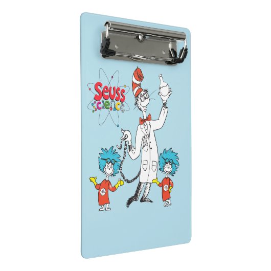 Dr. Seuss | Katze in der Hat Seuss Science Mini Klemmbrett (Schrägansicht)
