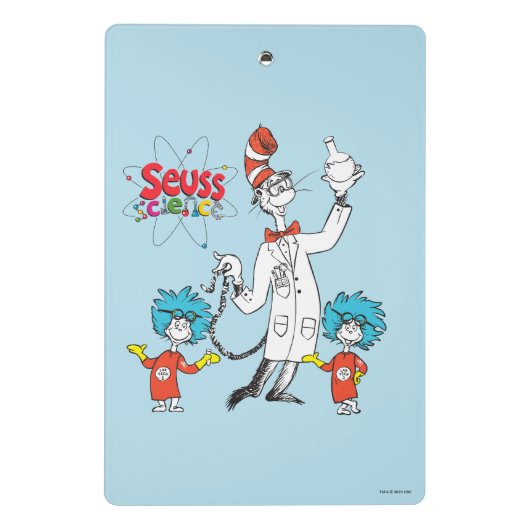 Dr. Seuss | Katze in der Hat Seuss Science Mini Klemmbrett (Rückseite)