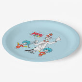 Dr. Seuss | Katze in der Hat Seuss Science Pappteller (Schrägansicht)