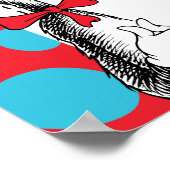 Dr. Seuss | Katze in der Hut-Baby-Dusche Poster (Ecke)