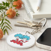 Dr. Seuss | Katze in der Hut Sache Eins & Zwei Schlüsselanhänger (Vorderseite rechts)