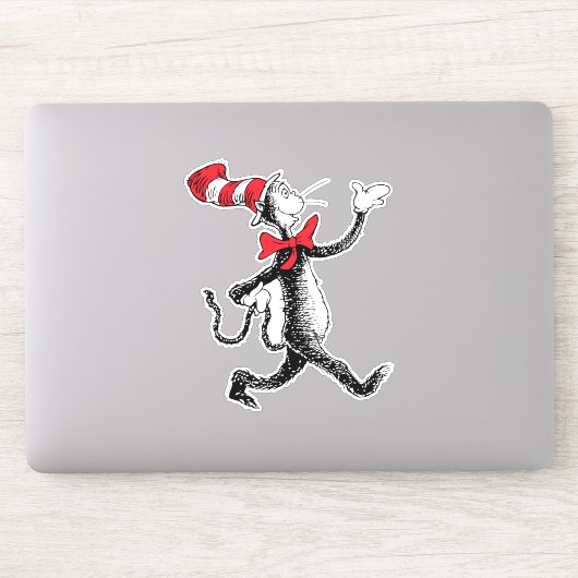 Dr. Seuss | Katze in der Hutkatze Aufkleber (Computer)