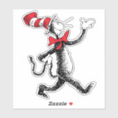 Dr. Seuss | Katze in der Hutkatze Aufkleber (Blatt)