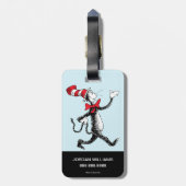 Dr. Seuss | Katze in der Hutkatze Gepäckanhänger (Rückseite vertikal)