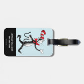 Dr. Seuss | Katze in der Hutkatze Gepäckanhänger (Rückseite horizontal)