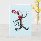 Dr. Seuss | Katze in der Hutkatze Karte (Gelbe Blume)