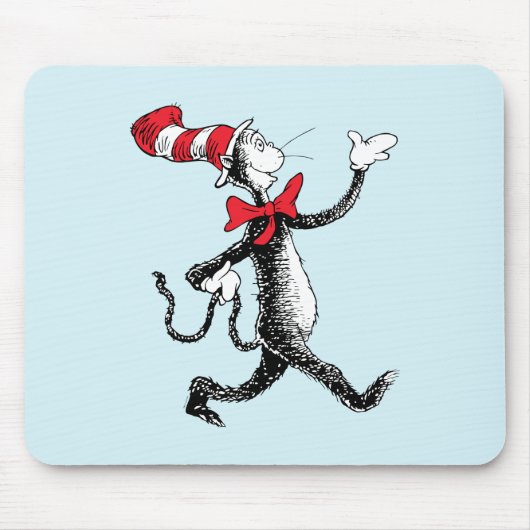 Dr. Seuss | Katze in der Hutkatze Mousepad (Vorne)