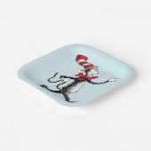 Dr. Seuss | Katze in der Hutkatze Pappteller (Gewinkelt)