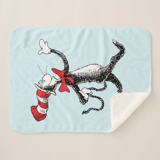 Dr. Seuss | Katze in der Hutkatze Sherpadecke (Vorderseite (Horizontal))