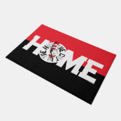 Dr. Seuss | Katze in der Hutrunde Art Fußmatte (Schrägansicht)