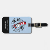 Dr. Seuss | Katze in der Hutrunde Art Gepäckanhänger (Vorderseite horizontal)