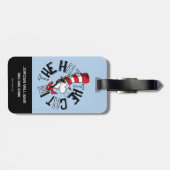Dr. Seuss | Katze in der Hutrunde Art Gepäckanhänger (Rückseite horizontal)
